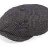 Hatteras Wool Black/Brown Flatcap - Stetson -Stetson 4063633155895 1
