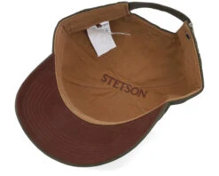 Baseball Cap Waxed Cotton Dark Green Adjustable - Stetson 12 Baseball Cap Waxed Cotton Dark Green Adjustable - Stetson -Stetson 4063633156229 5