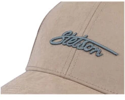 Baseball Cap Waxed Cotton Beige Adjustable - Stetson -Stetson 4063633156236 6