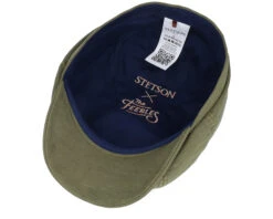 Hatteras Cotton X The Feebles Flat Cap - Stetson -Stetson 4063633157721 4