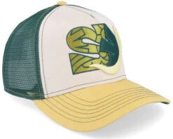 Planty S Stetson X The Feebles Beige/Green Trucker - Stetson -Stetson 4063633157905 2