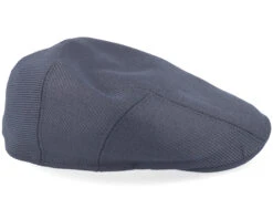 Ivy Cap Wool Twill Charcoal Flat Cap - Stetson -Stetson 4063633158834 3