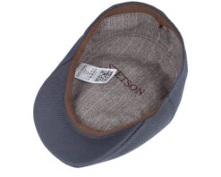 Ivy Cap Wool Twill Charcoal Flat Cap - Stetson -Stetson 4063633158834 4