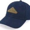 Baseball Cap Vintage Logo Patch Wool Navy Adjustable - Stetson