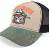 Forest Patrol Beige/Black/Green Trucker - Stetson 1 Forest Patrol Beige/Black/Green Trucker - Stetson -Stetson HS2002615 1