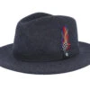 Traveller Woolfelt Mix Navy Fedora - Stetson -Stetson HS2123440 1 1