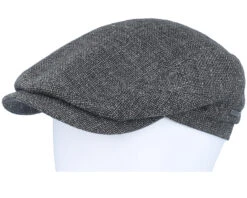 Driver Cap Virgin Wool/Linen Grey Flat Cap - Stetson -Stetson HS2312095 2 5